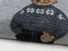 Ralph Lauren Grey Hoodie Bear Sweater
