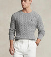 Ralph Lauren Men’s Classic Cable-Knit Cotton Sweater