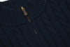 Ralph Lauren Half-Zip Cable Knit Sweater