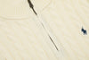 Ralph Lauren Half-Zip Cable Knit Sweater