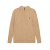 Ralph Lauren Half-Zip Cable Knit Sweater