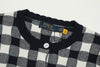 R.Lauren Checkered Cotton Cardigan