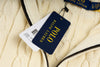 Ralph Lauren High-Density Embroidered Half-Turtleneck Cable Knit Sweater