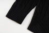 Ralph Lauren High-Density Embroidered Half-Turtleneck Cable Knit Sweater