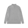 Ralph Lauren High-Density Embroidered Half-Turtleneck Cable Knit Sweater