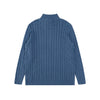 Ralph Lauren High-Density Embroidered Half-Turtleneck Cable Knit Sweater