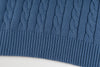 Ralph Lauren High-Density Embroidered Half-Turtleneck Cable Knit Sweater