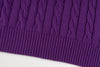 Ralph Lauren High-Density Embroidered Half-Turtleneck Cable Knit Sweater