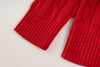 Ralph Lauren High-Density Embroidered Half-Turtleneck Cable Knit Sweater