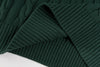 Ralph Lauren High-Density Embroidered Half-Turtleneck Cable Knit Sweater
