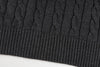 Ralph Lauren High-Density Embroidered Half-Turtleneck Cable Knit Sweater