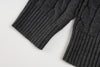 Ralph Lauren High-Density Embroidered Half-Turtleneck Cable Knit Sweater