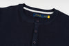 Ralph Lauren Waffle Fabric Henley Neck Sweatshirt