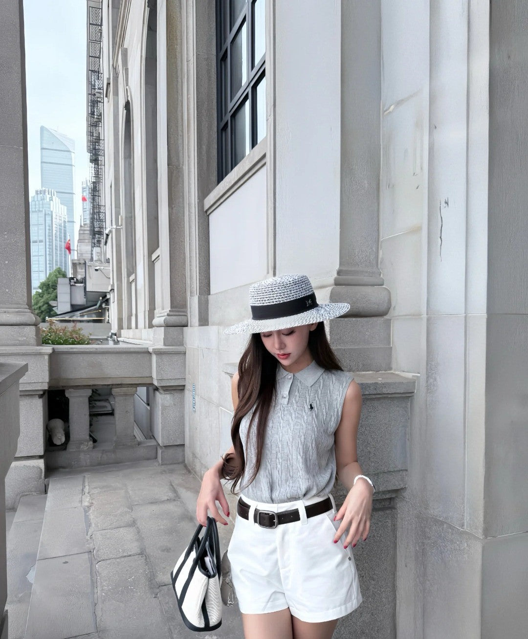 Ralph Lauren Polo Collar Knit Vest - Polo Yaka Triko Yelek