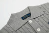 Ralph Lauren Polo Collar Knit Vest - Polo Yaka Triko Yelek