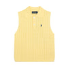 Ralph Lauren Polo Collar Knit Vest - Polo Yaka Triko Yelek