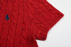 Ralph Lauren Wool Blend Cable Knit T-Shirt