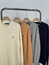Ralph Lauren Men’s Classic Cable-Knit Cotton Sweater