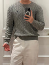 Ralph Lauren Men’s Classic Cable-Knit Cotton Sweater