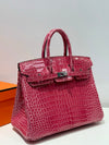 Birkin 25 Niloticus Croc 🐊 Fuchsia