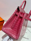 Birkin 25 Niloticus Croc 🐊 Fuchsia