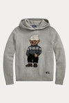Ralph Lauren Grey Hoodie Bear Sweater