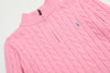 Ralph Lauren Half-Zip Cable Knit Sweater