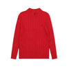 Ralph Lauren Half-Zip Cable Knit Sweater