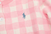 R.Lauren Checkered Cotton Cardigan