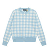 R.Lauren Checkered Cotton Cardigan