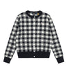 R.Lauren Checkered Cotton Cardigan