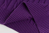 Ralph Lauren High-Density Embroidered Half-Turtleneck Cable Knit Sweater