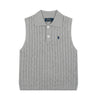 Ralph Lauren Polo Collar Knit Vest - Polo Yaka Triko Yelek