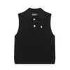 Ralph Lauren Polo Collar Knit Vest - Polo Yaka Triko Yelek