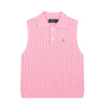 Ralph Lauren Polo Collar Knit Vest - Polo Yaka Triko Yelek