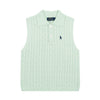 Ralph Lauren Polo Collar Knit Vest - Polo Yaka Triko Yelek