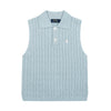 Ralph Lauren Polo Collar Knit Vest - Polo Yaka Triko Yelek