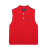 Ralph Lauren Polo Collar Knit Vest - Polo Yaka Triko Yelek