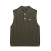 Ralph Lauren Polo Collar Knit Vest - Polo Yaka Triko Yelek