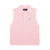 Ralph Lauren Polo Collar Knit Vest - Polo Yaka Triko Yelek