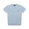 Ralph Lauren Wool Blend Cable Knit T-Shirt