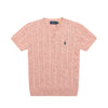 Ralph Lauren Wool Blend Cable Knit T-Shirt