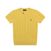 Ralph Lauren Wool Blend Cable Knit T-Shirt