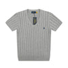 Ralph Lauren V-Neck Cable Knit Short Sleeve Sweater – DS029