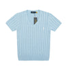 Ralph Lauren V-Neck Cable Knit Short Sleeve Sweater – DS029