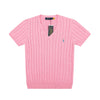 Ralph Lauren V-Neck Cable Knit Short Sleeve Sweater – DS029