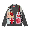 Vivienne Westwood Wool - Cashmere Blend Patterned Cardigan