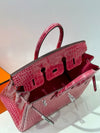 Birkin 25 Niloticus Croc 🐊  Fuchsia